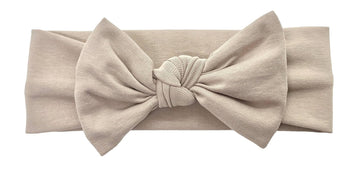 Babygiz Baby Girl Headbands-Infant,Toddler Cotton Handmade Hairbands With Bows Child Hair Accessories (Beige)