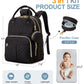 Moonbaby Diaper Bag Backpack, Baby Diaper Bags With Portable Changing Pad And Pacifier Case, Multifunctional Travel Diaper Backp