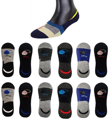 Blackrod Unisex Footie/No Show/Balley/Loafer Socks Pack Of 12 Pairs