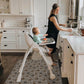Baby Splat Mat For Under High Chair, 51 X 51 Inch Splash Mat, Waterproof And Washable Spill Mat, Anti-Slip Floor Protector, Elep