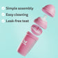 Herobility Double Anti-Colic Baby Bottles - 12 Fl Oz/340Ml - 4-Pack - Multicolor - Sand, Woodchuck, Pink, White