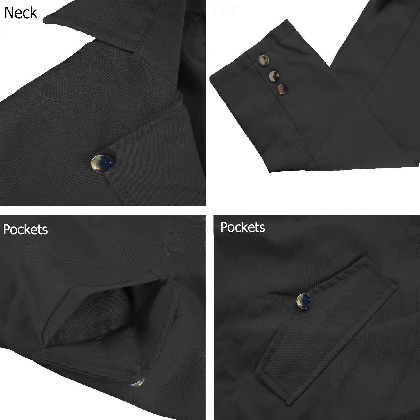 Bitseacoco Boys Medieval Tailcoat Jacket Halloween Costumes, Gothic Steampunk Vintage Victorian Frock High Collar Uniform Coat(B