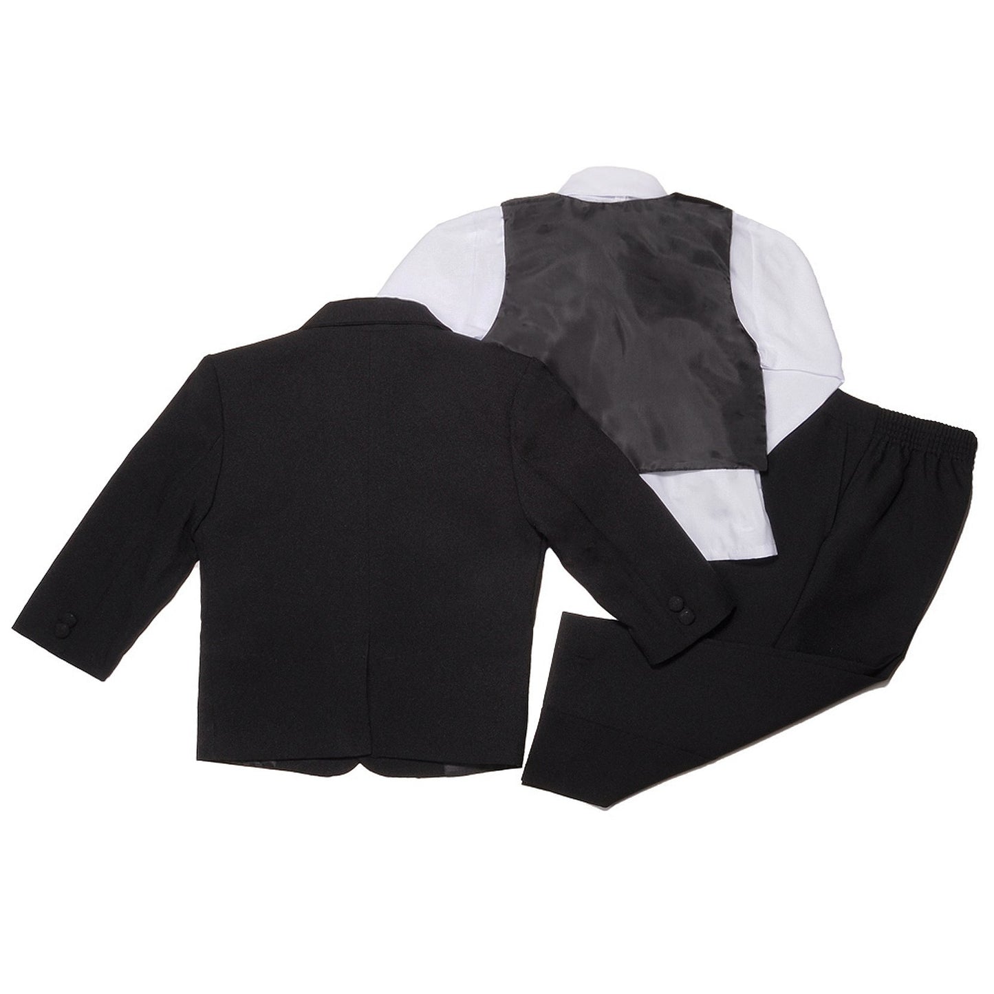 Nancy August Classic Baby Boys Formal Suit In Black S-Xl-Black-M