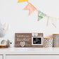 Garybank Love at First Heartbeat Ultrasound Picture Frame, Baby Announcement with Changeable Pregnancy Week Numbers, Pregnancy M