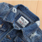 Abolai Baby Boys' Basic Denim Jacket Button Down Jeans Jacket Top Style2 Lightblue 130 6 Years