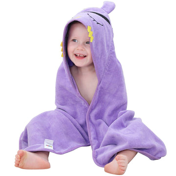 Michley Animal Hooded Baby Bath Towel Toddler Premium Cotton Absorbent Washcloth For Girls Boys 0-6T, Bird