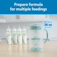 Dr. Brown'S Baby Formula Mixing Pitcher With Adjustable Stopper, Locking Lid, & No Drip Spout, 32Oz, Bpa Free, Orange