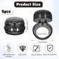 Ptwola 5Pcs Stove Knob Covers For Child Safety Resistant Universal Size Gas Knob Locks Covers Removable Adhesive Oven Front Elec