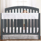 BreathableBaby Breathable Mesh RailGuard Teething Cover - White - 51    Long Panel (1) - Fits Most Full-Size and Does Not Fit Mi