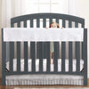 BreathableBaby Breathable Mesh RailGuard Teething Cover - White - 51    Long Panel (1) - Fits Most Full-Size and Does Not Fit Mi