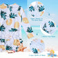 Uideazone Newborn Infant Bathing Suits Little Baby Girls Long Sleeve Sunsuit Upf Rash Guard Swimsuit Swimwear Beachwear 12-18 Mo