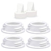 Maymom Baby Bottle Thread Changer; Allow Spectra S1 S2 Pumps Wide Mouth Flanges To Be Compatible With Medela Bottles; Incl. Duck