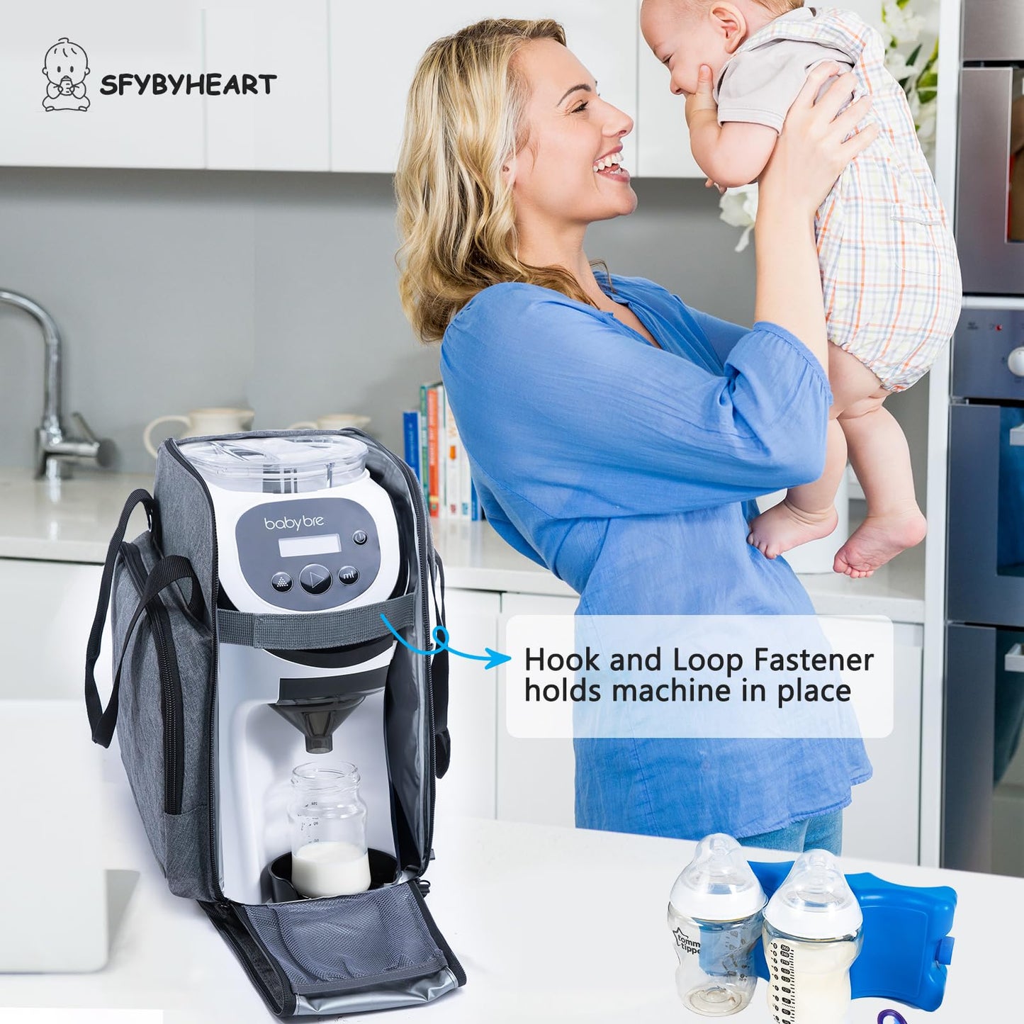 Sfybyheart Carrying Case Compatible With Baby Brezza Formula Pro Mini Baby Formula Mixer Machine Carrying Bag - Baby Formula Mix