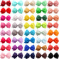 Joyoyo 40 Colors 4' Hair Bows Clips Girls Pigtail Bows Alligator Clips For Baby Girls Fine Hair Infants