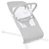 Baby Delight Highland Baby Bouncer | Infant | 0 - 6 Months | 3-Position Recline | Pebble Grey