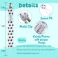 Babygoal Neutral Pacifier Clips, 8 Pack Binky Paci Holder Clips For Baby Boys And Girls Fits For Most Pacifier, Binkie Styles &