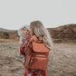 Hahasole Leather Diaper Bag Backpack With Changing Mat Travel Backpack Waterproof&Insulated Large Nappy Bag Stroller Straps, Bro