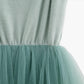 Lyxiof Toddler Tutu Dress Baby Girls Tulle Sleeveless Princess Party Sundress Green 9 Months
