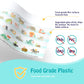 Disposable Placemats For Baby 40 Pack Stick-On Baby Placemat Alphabet Abc Animal Kids Table Mat For Restaurants Dining Table Tra
