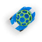 Bright Starts Oball Easy Grasp Rattle & Roll Toy Sports Car BPA-Free Infant Crawling Toy, 1 Pack, Age 3 Months and up, Blue/Gree