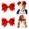 Yhxx Ylen 2 Pcs 3 ' Hair Bows For Girls Alligator Clips Grosgrain Ribbon Solid Color Hair Accessories For Little Teen Toddler G