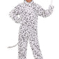 Fun Costumes Tail-Wagging Kids Dalmatian Costume Boys, Black And White Adorable Dog Halloween One-Piece Medium