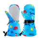 Bavst Winter Kids Waterproof Gloves For Boys Girls Snow Ski Toddler Baby Mittens Outdoor For Infant Teens 1-5T (Crab, M(2-4T))