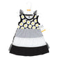 Hudson Baby Baby-Girls Cotton Dresses, Black Daisy, 0-3 Months