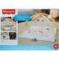 Fisher-Price Baby Playmat Simply Senses Newborn Gym With Mobile & Sensory Activity Toys For Developmental Play Ages 0+ Months