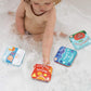 Floating Baby Bath Books Set of 4 - Bath Books for Babies, Infants - Waterproof, Mold-Free Bath Toys for Learning & Early Educat