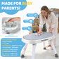 Time Followers 4-in-1 Baby Activity Center | 3 Stage Grow Stationary Standing Toddler Play Table | Tummy Time,Exersaucer, Jumper