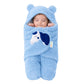Oyo Baby Hooded Swaddle Blanket For Newborns | Super Soft Flannel Wearable Sleeping Bag Wrap | Warm, Cozy & Breathable | Easy Wr