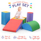 Climb And Crawl Activity Play Set - Climbing Foam Shape Toy For Toddlers 5 Piece Soft Zone Climbing Blocks, Safe Indoor Crawling