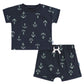 Gerber Baby Boys Toddler T-Shirt and Shorts Set, Anchor, 3T