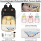 Diaper Bag Backpack Tote For Women Large Capacity, Baby Bag With Insulated Pockets Multifunctional Diaper Bags For Baby Girl Boy