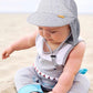 Furtalk Baby Sun Hat Upf 50+ Uv Ray Sun Protection Cotton Toddler Hats For Boys Girls Grey
