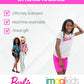 Barbie Little Girls Graphic T-Shirt And Shorts Outfit Set Pink/White 6