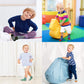 Skibeaut Toddler Socks, Non Slip Kids Socks With Gripper Boys Grips Socks Girls Grippy Socks For 3-5 Years Old,12 Pairs