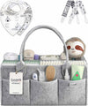 PUTSKA Baby Diaper Caddy Organizer Nursery Basket Set Baby Basket Gift Registry Baby Shower List Baby Must Haves Essentials Neut