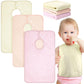 Hercicy Full Coverage Pullover Toddler Baby Bibs Terry Cloth Bibs with Snap Button for 0-4 Years Unisex Feeding Drooling(Stylish