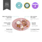 Ezpz Mini Mat For 12 Months+ (Blush) - 100% Silicone Baby Plates With Suction And Built-In Placemat For Infants + Toddlers - Bab