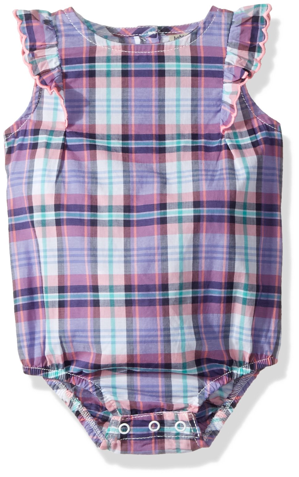 Oshkosh B'Gosh Baby Girls' Single Bodysuit 11517110, Plaid, 24 Months