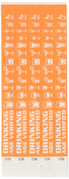 Amscan Orange 'Drinking Age Verified' 500 Ct