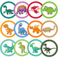 Chinco 120 Pcs Pee Targets for Boys Training Toilet Tinkle Flushable Paper Stickers You Pee on Boys Potty Training Targets Potty