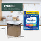 Tourdeus 1700Ml Airtight Formula Container Pop Up Milk Powder Container Formula Dispenser, 21Oz, 1.32Lb, 600G, Brown
