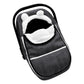 Winter Carseat Cover For Baby Girl Boy, Super Warm & Windproof Baby Car Seat Cover Protect Baby From Cold Weather, Plush Fleece