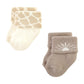 Hudson Baby Unisex Baby Cotton Rich Newborn And Terry Socks, Modern Giraffe, 6-12 Months
