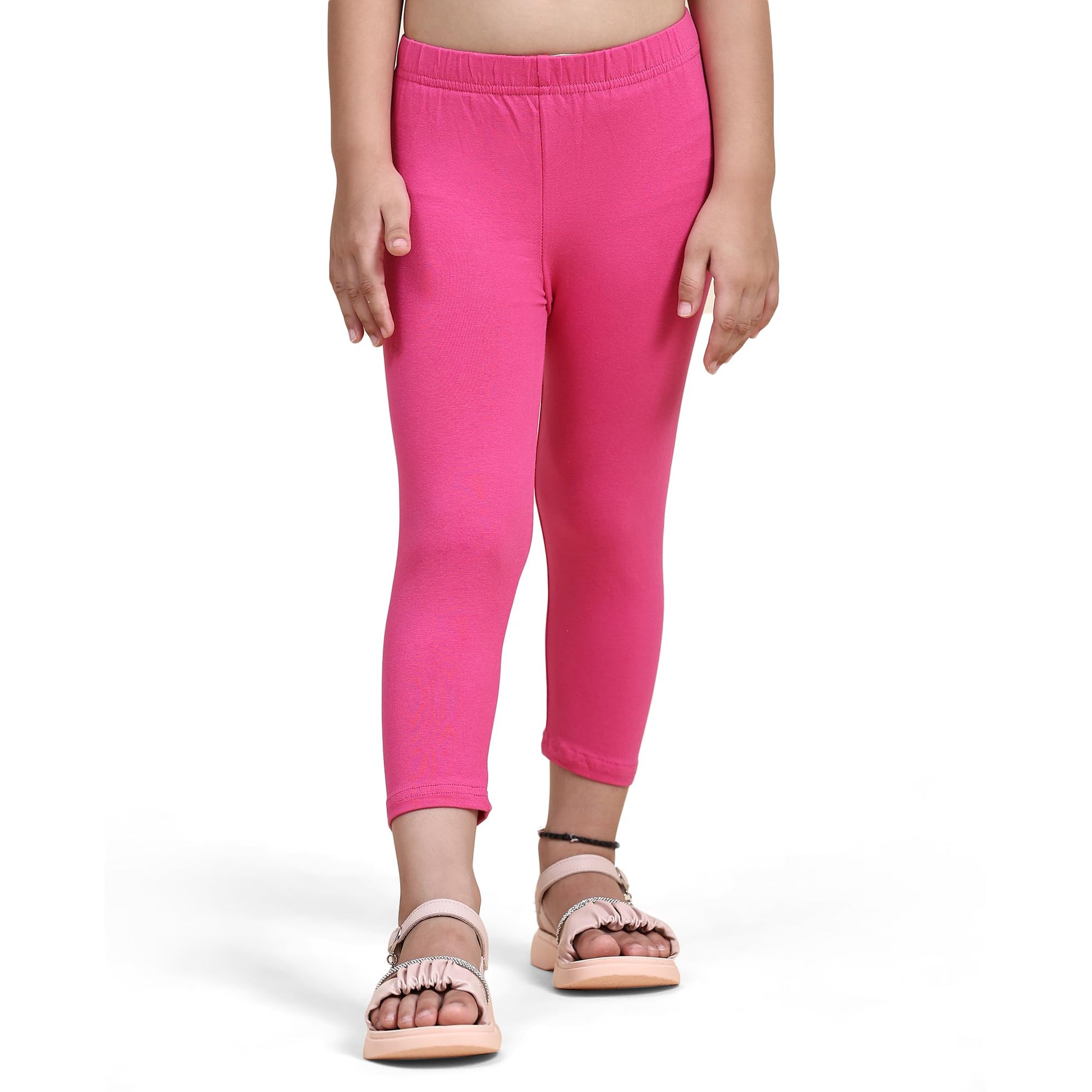 2K Kids Capris Leggings for Girls Fuchsia