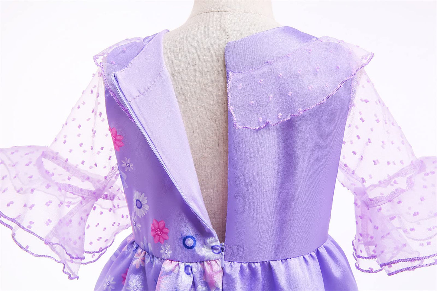 Atimigo Isabella Costume,Isabella Dress,Isabela Costumes Halloween Cosplay Birthday Gift For Kids Girls Dress Up Cosplay With Ha
