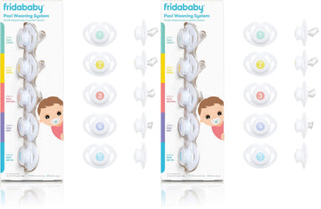 Frida Baby Silicone Paci Weaning System, BPA Free, Latex Free (Pack of 2)